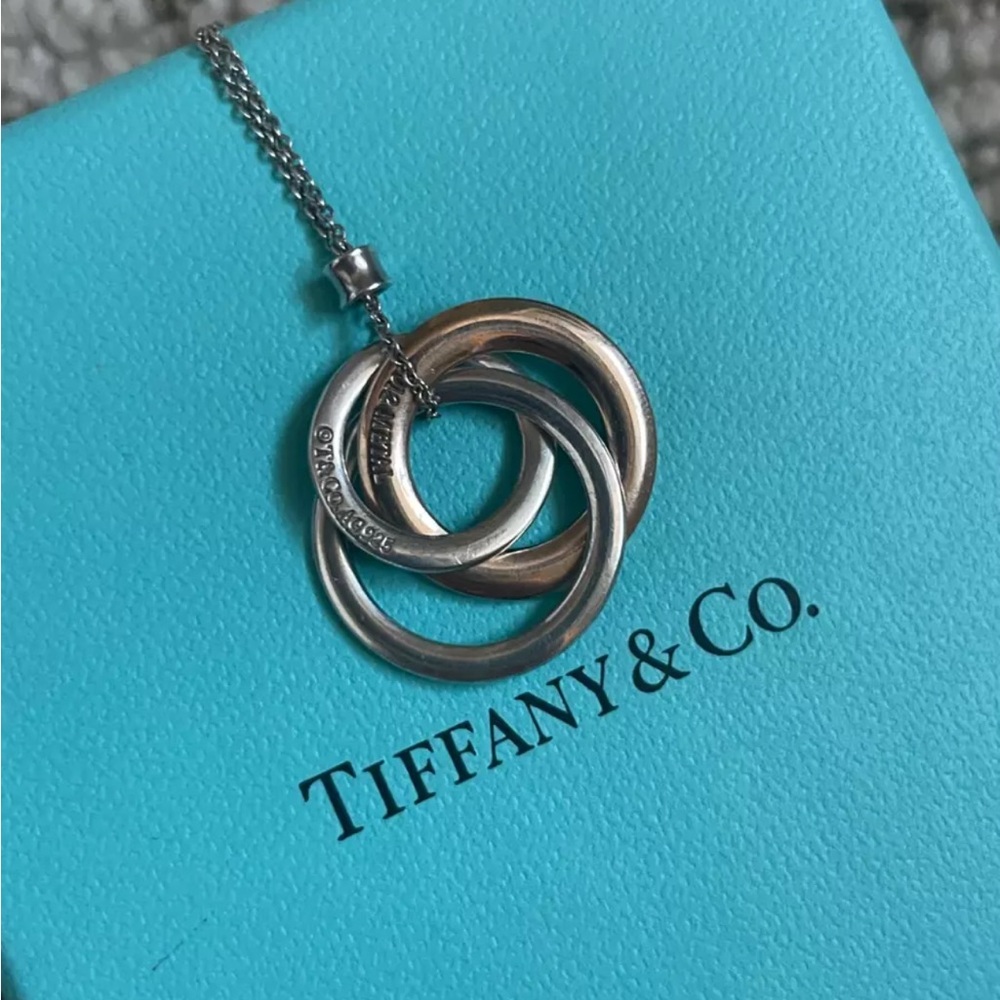 Tiffany & Co. 1837 Sterling Silver Interlocking Circles Pendant